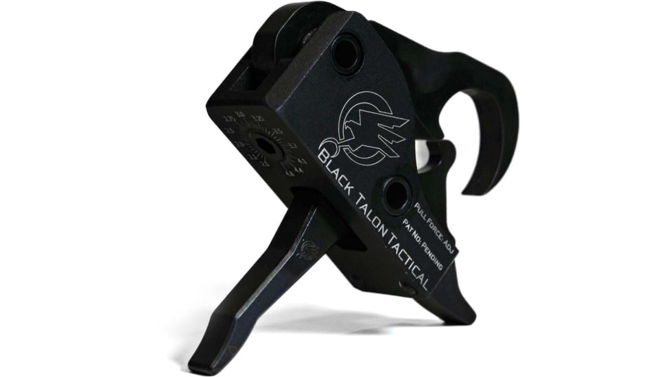 Black Talon Tactical Adjustable IFP Improved Finger Position Calibrated Drop in AR Trigger, 2.00-5.00 lb, Black, 106003001