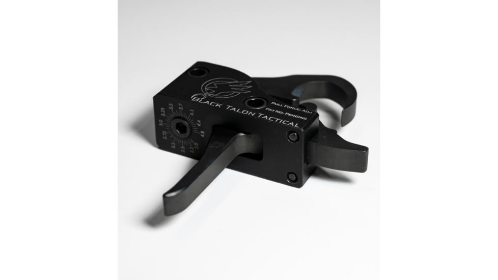 Black Talon Tactical Adjustable Straight Calibrated Drop in AR Trigger, 2.00-5.00 lb, Black, 106002001