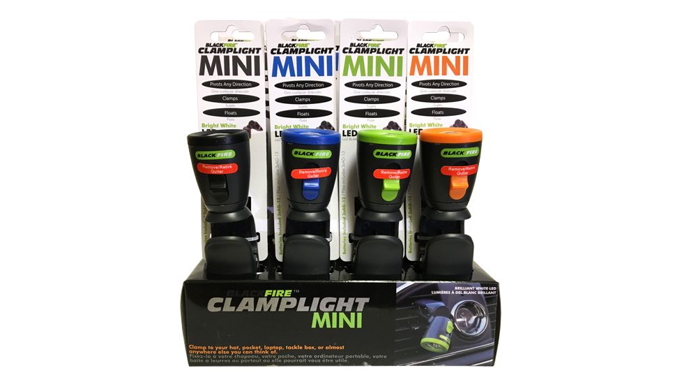 Blackfire Mini Led Clamplight 12 In Display 3lr44 included
