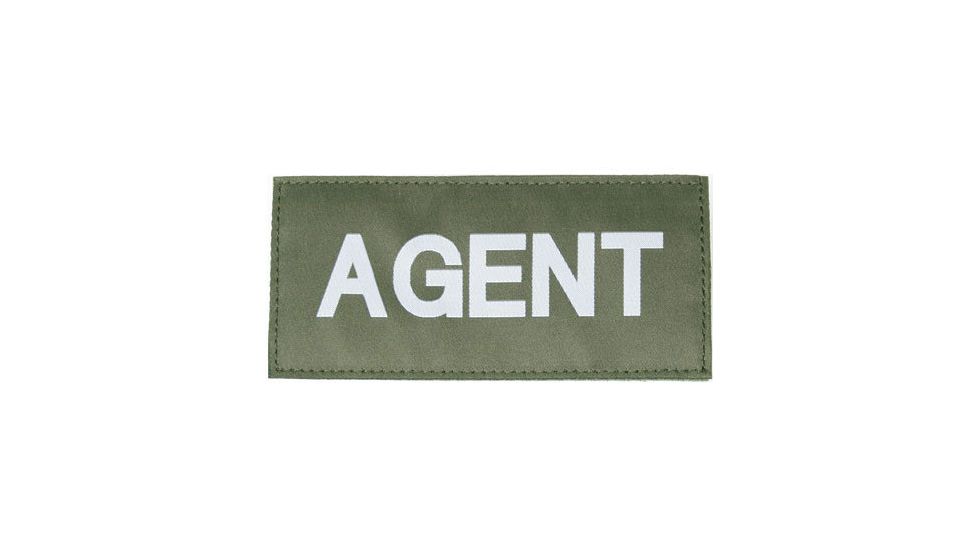 Blackhawk 90IN01 Agent Patch White on Green