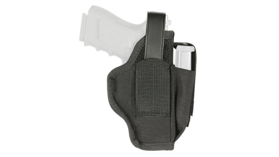 BLACKHAWK Ambidextrous Multi-Use Holster with Magazine Pouch, Size 05, Fits 3.75 - 4.5 Barrel Large Autos, Black 40AM05BKA