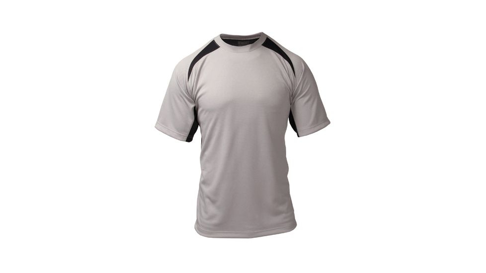 BlackHawk Athletic Crew Shirt, Grey - Front View