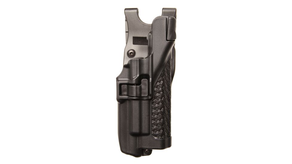 BlackHawk BHP Level 3 Serpa Light Bearing Duty Holster Basket Weave Black Right Hand For S&amp;W M&amp;P 9mm/.40 Pro