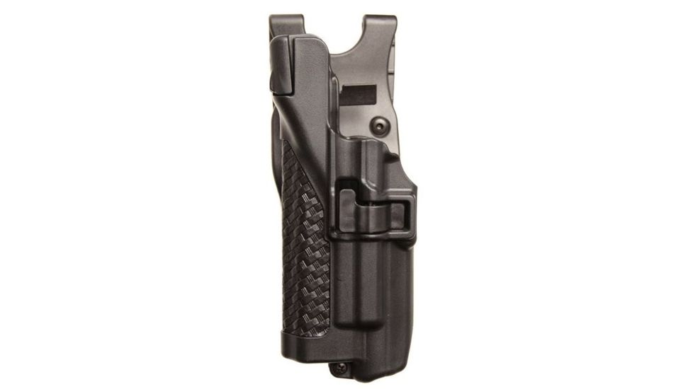 BlackHawk BHP Level 3 Serpa Light Bearing Duty Holster Basket Weave Black Left Hand For S&amp;W M&amp;P 9mm/.40 Pro