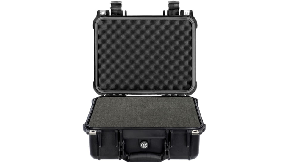 BlackHawk Compact 13.37in Waterproof Gear Hard Case w/ Foam, Black, Standard, BH00001