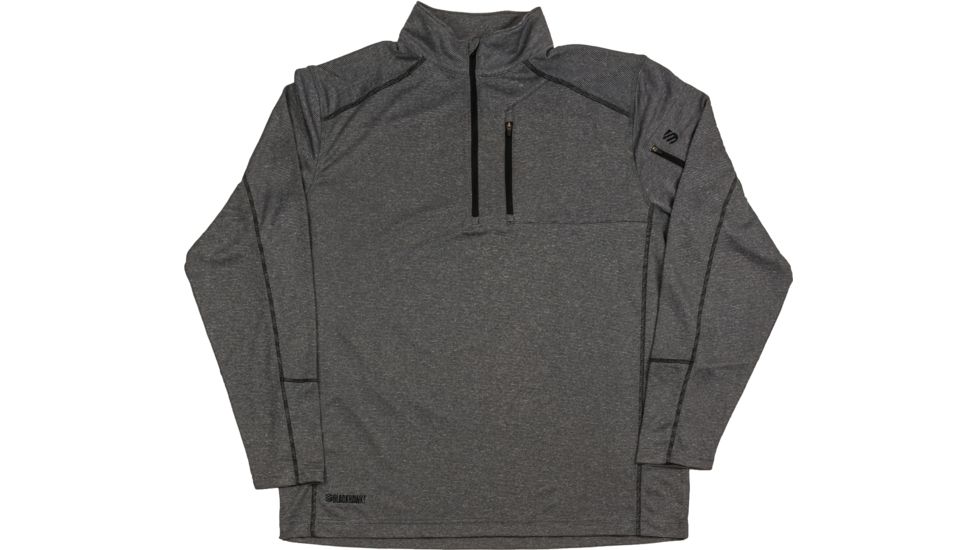 BlackHawk Convoy 1/4 Zip Pullover Shirt, Steel, Small, CS03SESM