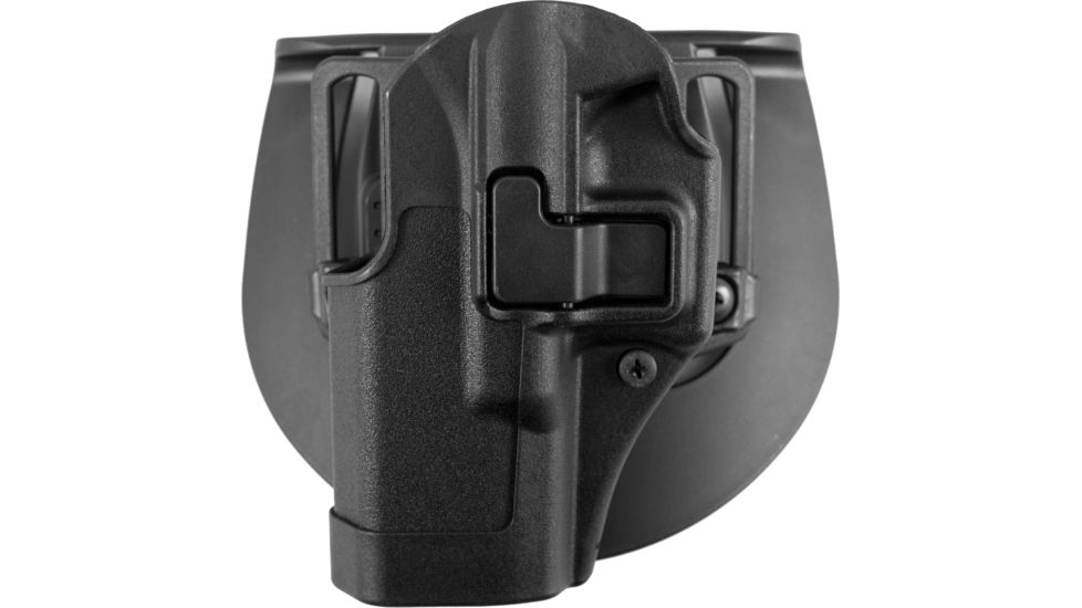 BlackHawk CQC Carbon Fiber SERPA Holster (Matte Finish w/Beltloop &amp; Paddle), Fits Glock 19/23/32, Black