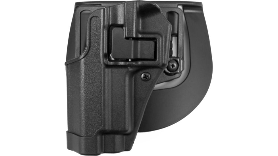 BlackHawk CQC Carbon Fiber SERPA Holster, Matte Finish wBeltloop &amp; Paddle, Sig 220226, Black
