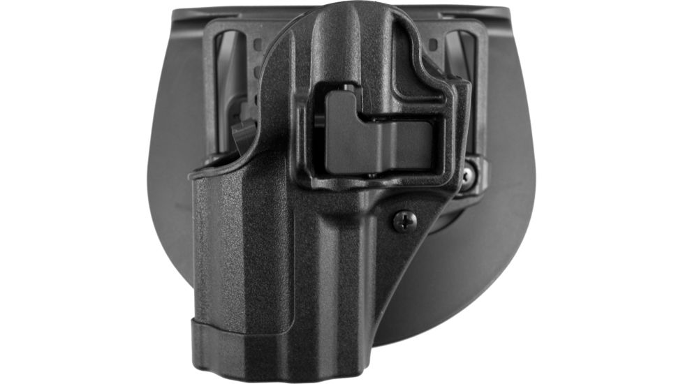 BlackHawk CQC CF Holster w/ Belt Loop &amp; Paddle, SERPA, Matte Black Finish - Left Hand, H&amp;K P30