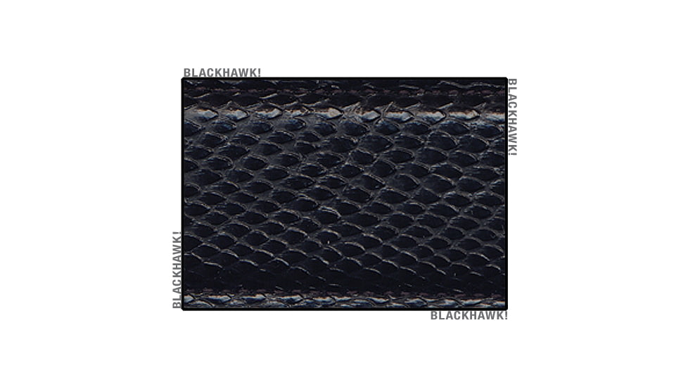 BlackHawk CQC Pistol Belt, 1.25 Wide, Nickel Buckle, Lizard Black, 34in Waist