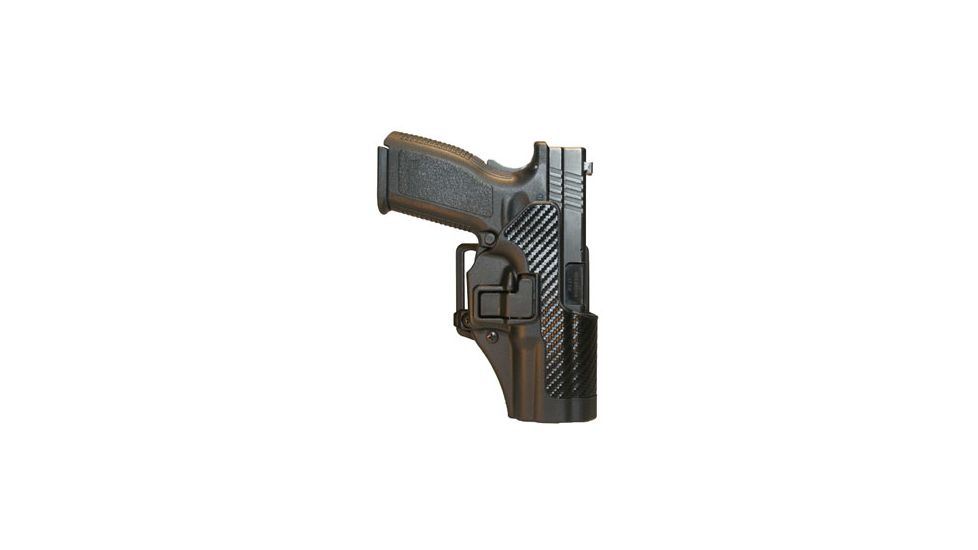 BlackHawk CQC SERPA Beltloop/Paddle Holster, Left Hand, Matte Black - Beretta 92/96 - 410504BK-L