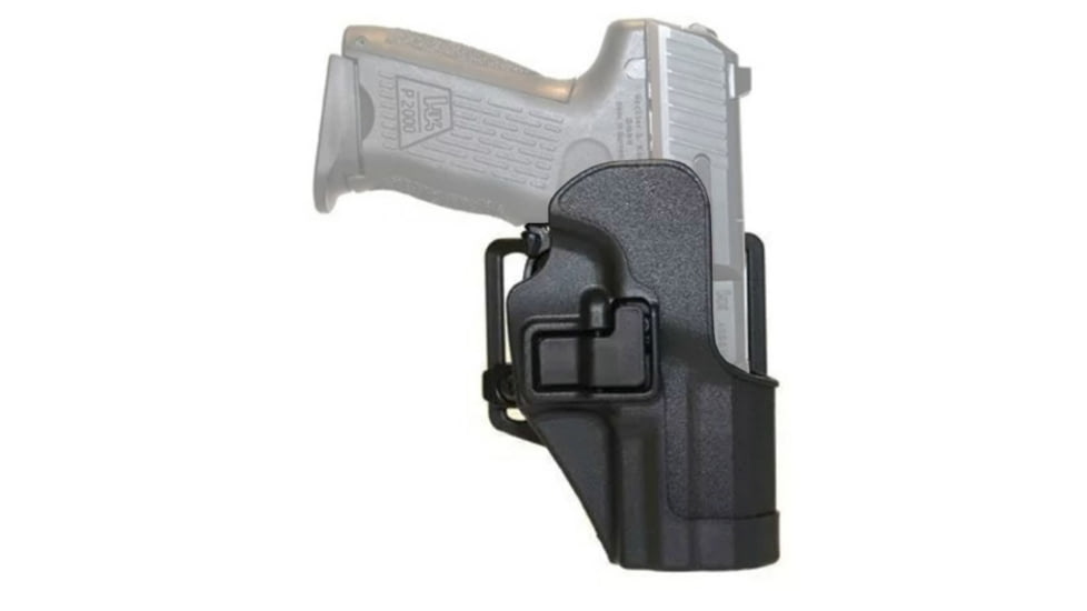 BlackHawk CQC SERPA Holsters w/Belt Loop and Paddle, Heckler &amp; Koch P2000, Left Hand, Matte, Black, 410516BK-L