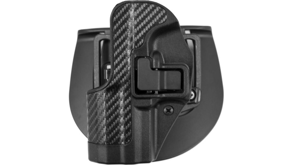 BlackHawk CQC SERPA Holster - Carbon Fiber Finish, H&amp;K USP Compact, Black, Left Hand