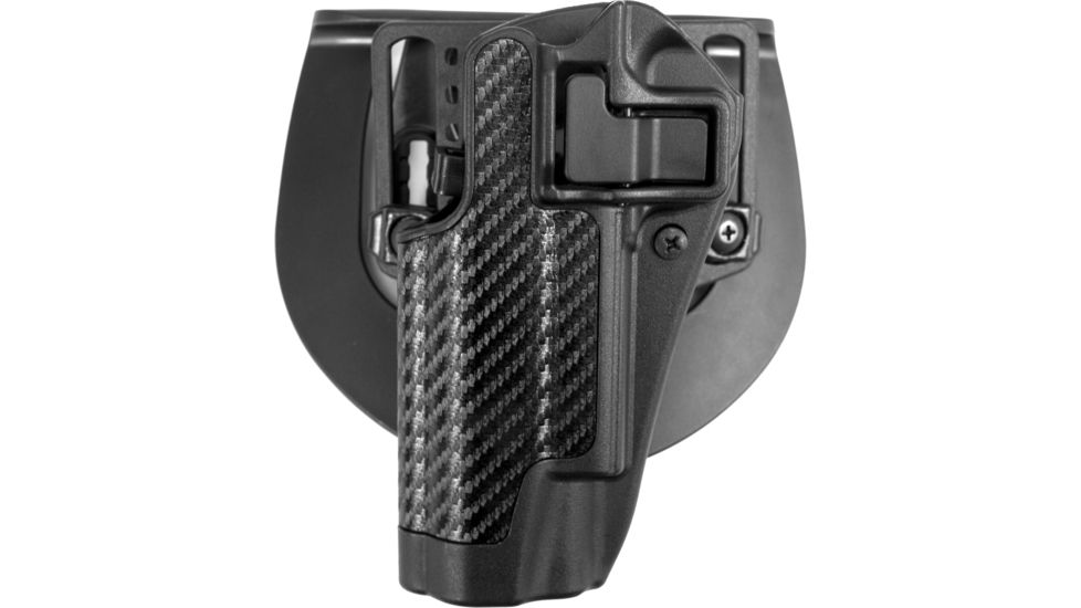 BlackHawk CQC SERPA Holster Carbon Fiber Finish Colt 191, Black Left 