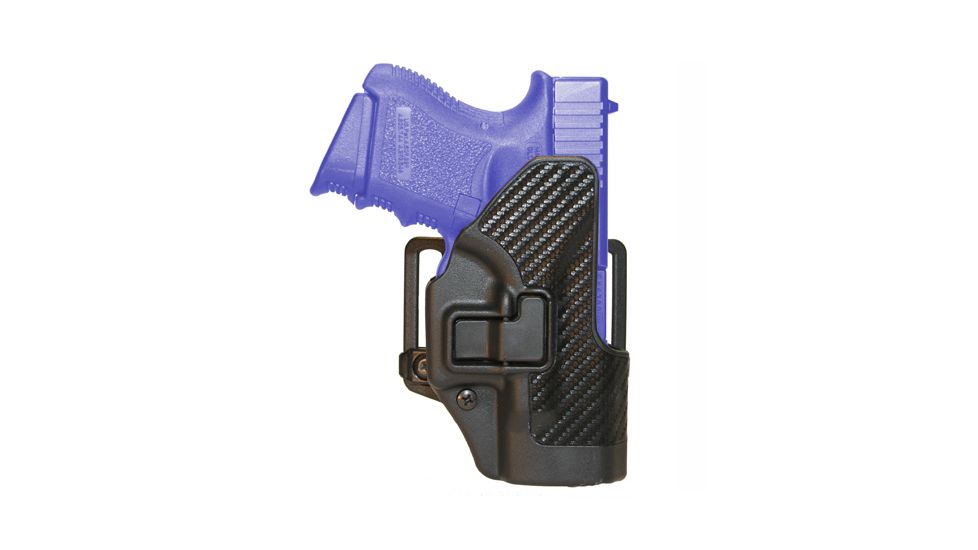 USED BlackHawk CQC SERPA Holster, Carbon Fiber Black, For Glock 19/23/32/36, 410002BK-R, EDEMO1