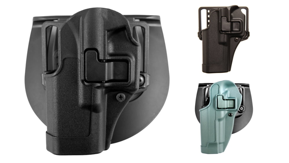 BlackHawk CQC SERPA Holster (Matte Finish w/Beltloop &amp; Paddle), Black, Coyote Tan, Foliage Green