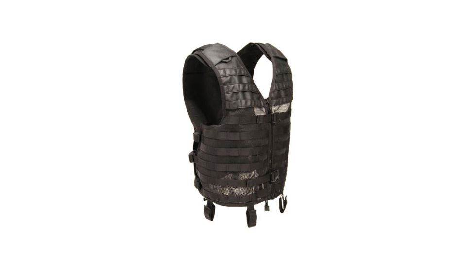 BlackHawk Cutaway Omega Tactical Vest, 6in Length, Nylon Mesh, Black, 30CV01BK