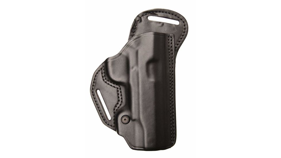 BlackHawk Emboss Leather Check Six Holster, Ruger Lc9/Lc380, Left Hand, Black, 460749BKL