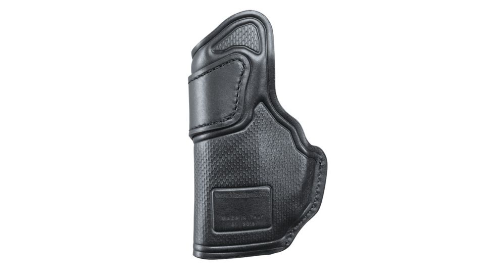 BlackHawk Emboss Leather ISP Holster, Sig P238, Left Hand, Black, 460434BKL
