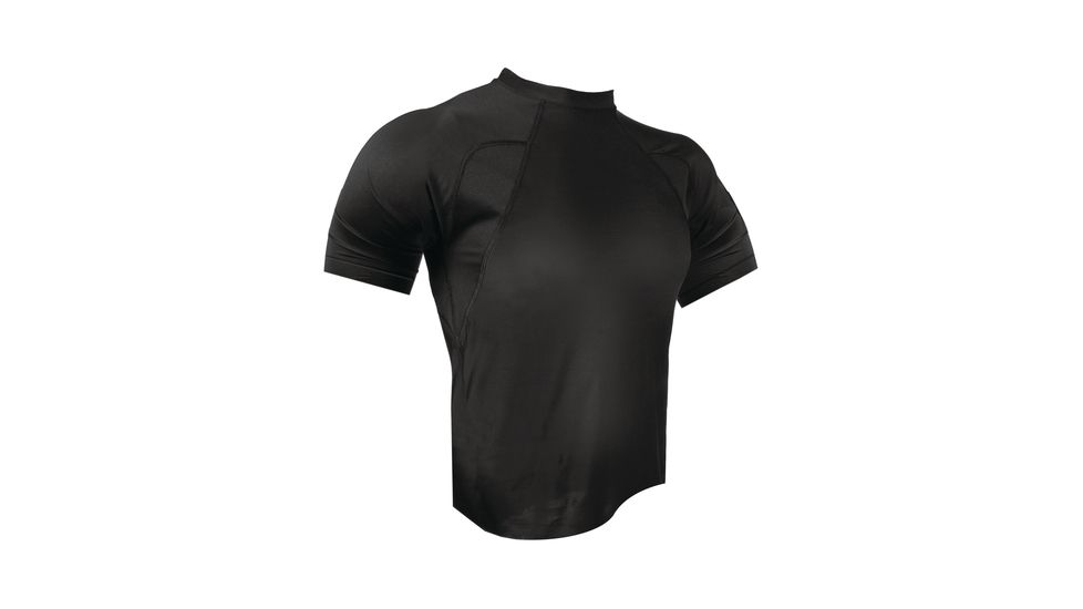 Blackhawk Engineered Fit Shirt-SS Mck Nk, Black, 3XLarge, 84BS05BK-3XL