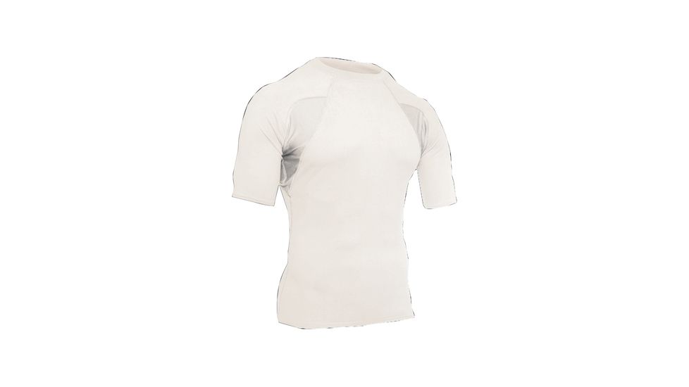 Blackhawk Engineered Fit Shirt-SS Mck Nk, White, XL, 84BS05WH-XL