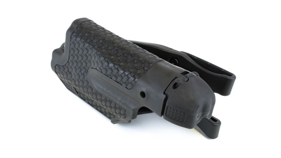 BlackHawk Epoch Level 3 Molded Light Bearing Duty Holster for Glock 17/22/31, Basketweave, Left Hand 44E000BW-L