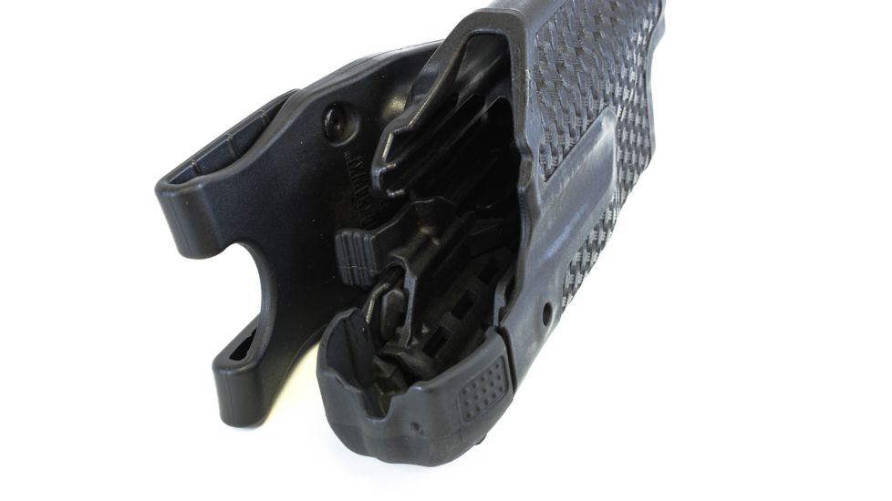 BlackHawk Epoch Level 3 Molded Light Bearing Duty Holster for Glock 17/22/31, Basketweave, Left Hand 44E000BW-L
