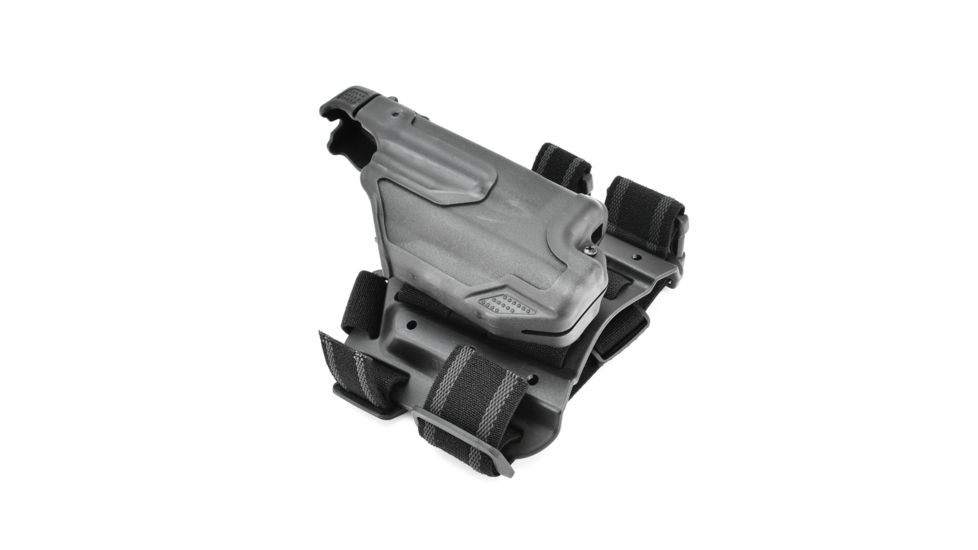 BlackHawk Epoch Level 3 Molded Light Bearing Tactical Holster for Glock 17/22/31,Right Hand 44E600BK-R