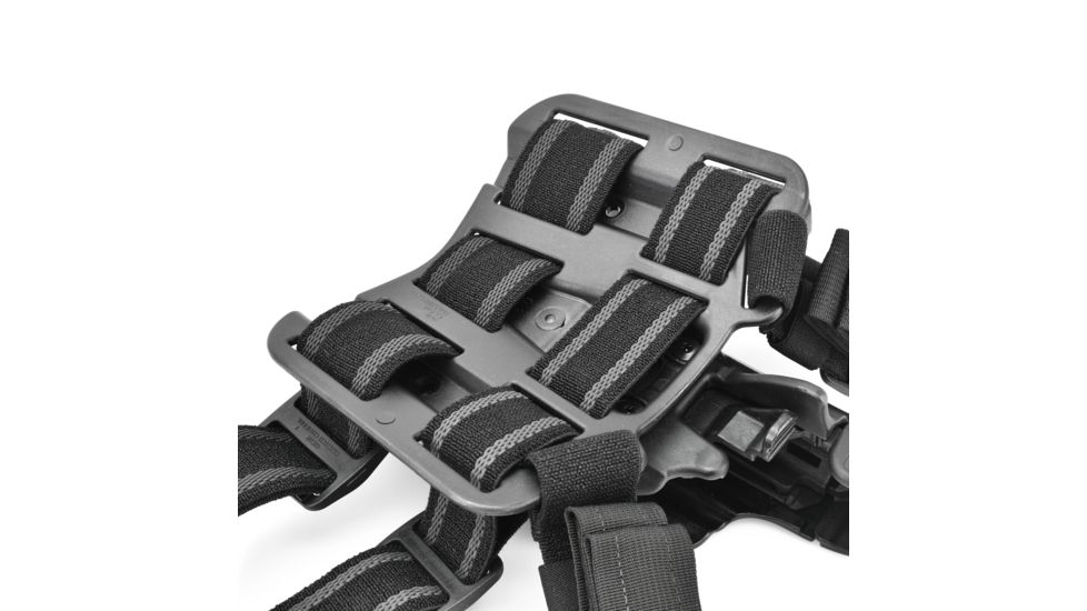 BlackHawk Epoch Level 3 Molded Light Bearing Tactical Holster for Glock 17/22/31,Right Hand 44E600BK-R