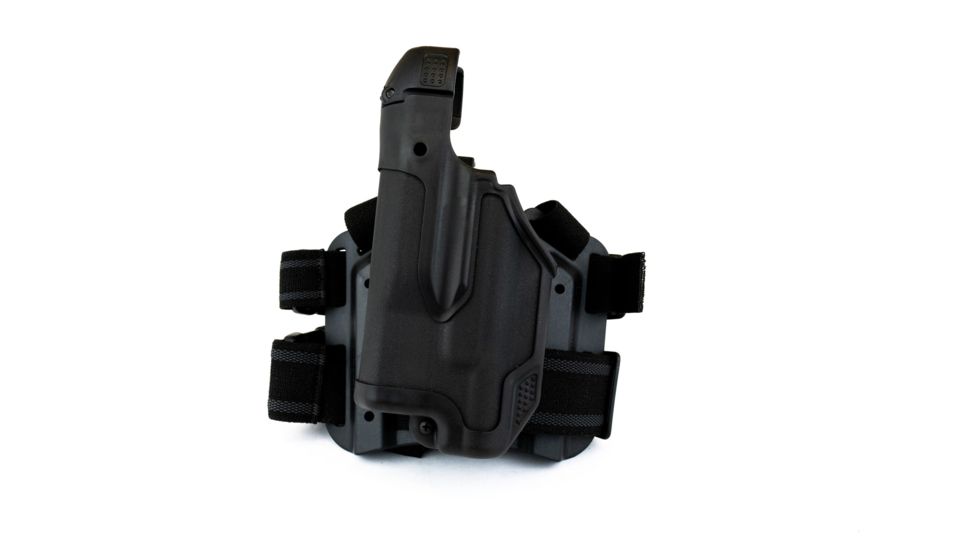 BlackHawk Epoch Level 3 Molded Light Bearing Tactical Holster for Glock 20/21/37,Left Hand 44E613BK-L