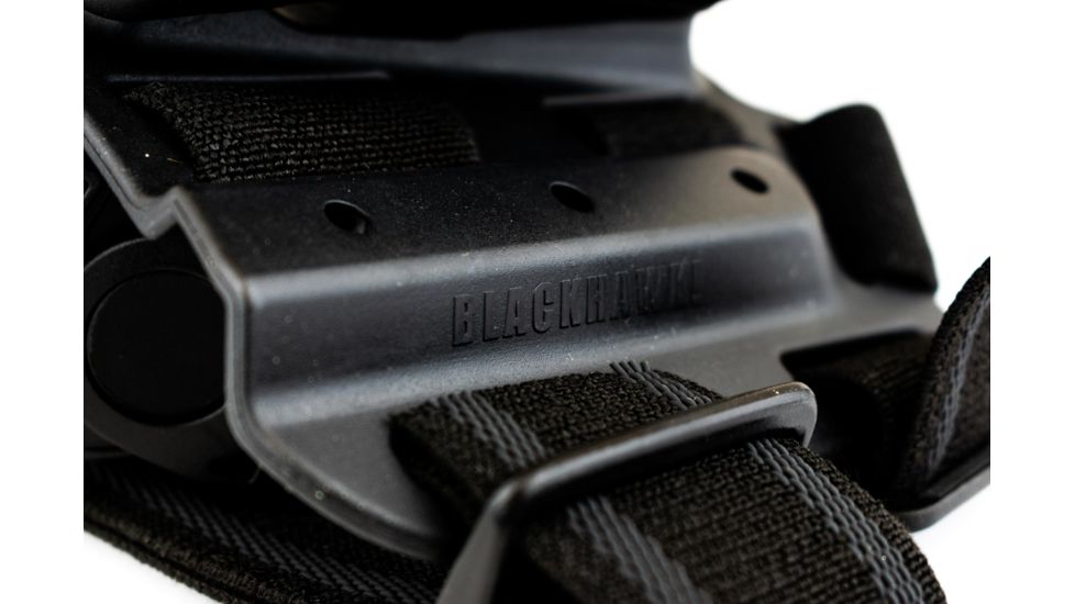 BlackHawk Epoch Level 3 Molded Light Bearing Tactical Holster for Glock 20/21/37,Left Hand 44E613BK-L