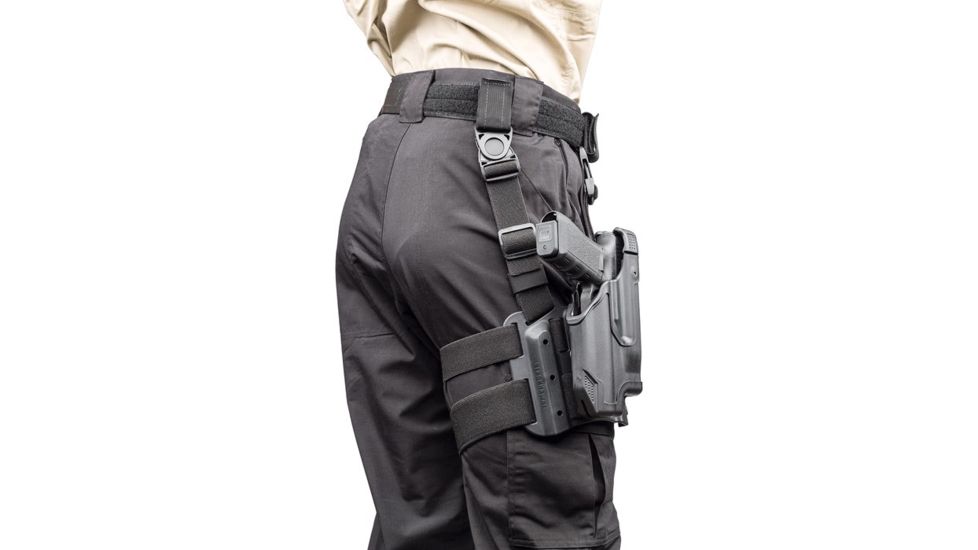 BlackHawk Epoch Level 3 Molded Light Bearing Tactical Holster for SW MP 9/357/40,Right Hand 44E625BK-R