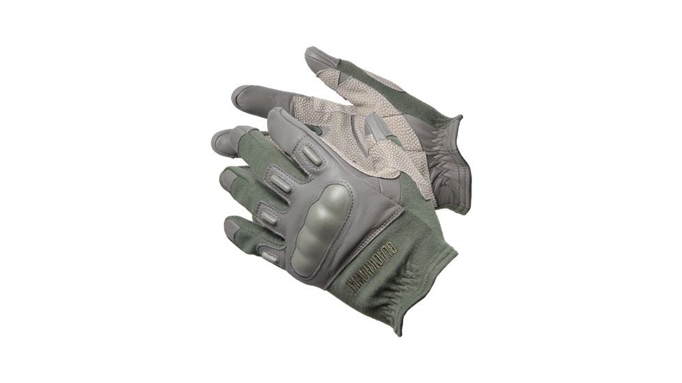 BlackHawk Fury Commando HD Gloves w/ Kevlar, Olive Drab, Large