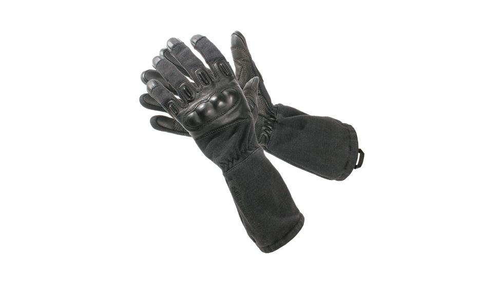 Blackhawk Fury HD w/ Kevlar Gloves, Black, Large