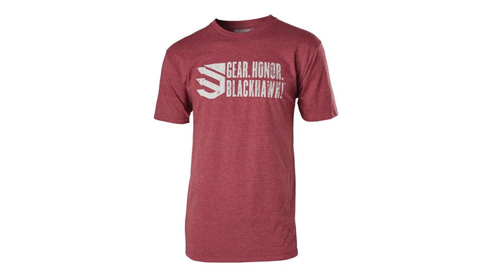BlackHawk Gear. Honor. T-Shirt, Burgundy, Medium, GT02BGMD