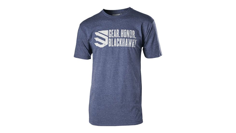 BlackHawk Gear. Honor. T-Shirt, Navy, Extra Large, GT02NAXL