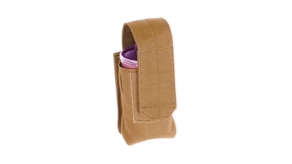 BlackHawk S.T.R.I.K.E. Gen-4 MOLLE Single Smoke Grenade Pouch, Coyote Tan, 37CL14CT