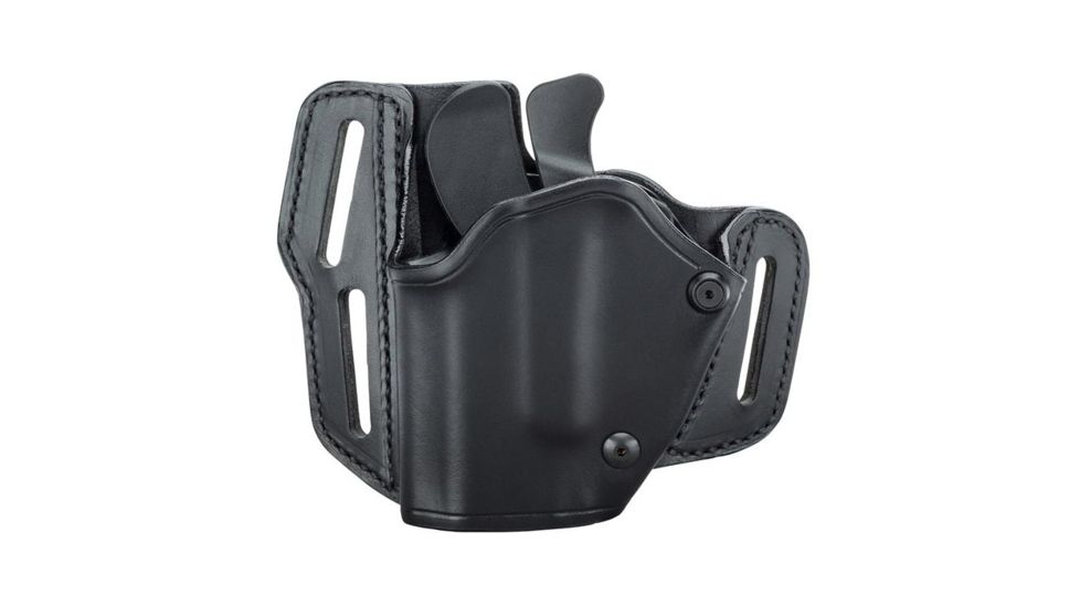 BlackHawk Grip Break Leather Holster for Glock 17/19/22/23/31/32, Left, Black 421903BK-L