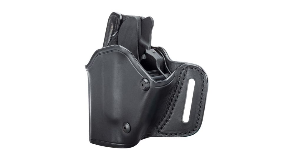 BlackHawk Grip Break Leather Holster for Glock 17/19/22/23/31/32, Left, Black 421903BK-L