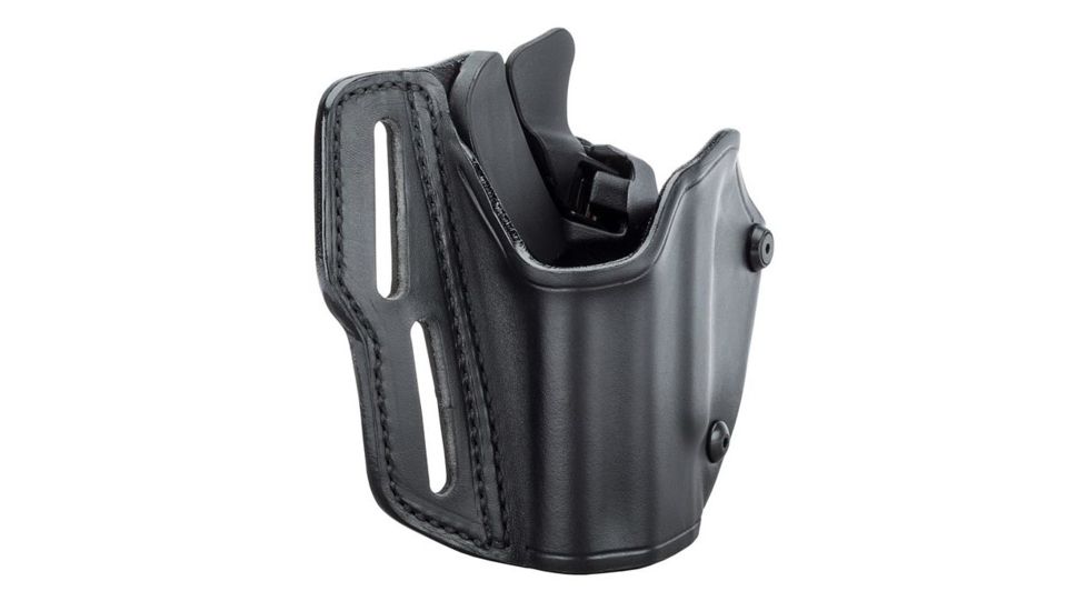 BlackHawk Grip Break Leather Holster for Glock 17/19/22/23/31/32, Left, Black 421903BK-L