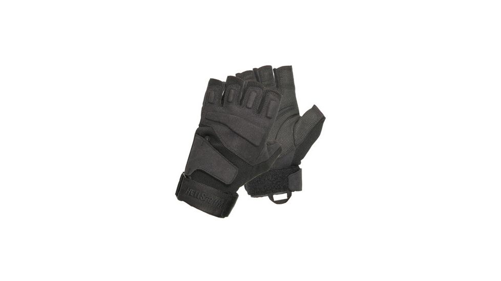Blackhawk HellStorm S.O.L.A.G. 1/2 Finger Gloves, XXL, Black