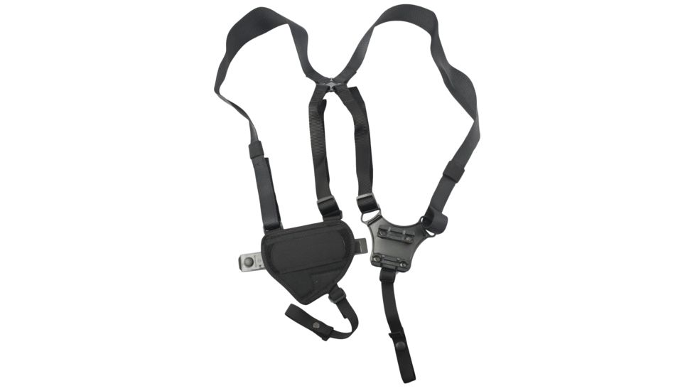 BlackHawk Horizontal Shoulder Holster, Large, Ambidextrous - 3.75-4.5in BBL Auto, EDEMO1