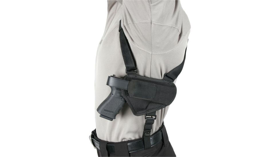 BlackHawk Horizontal Shoulder Holster, Large, Ambidextrous - 3.75-4.5in BBL Auto, EDEMO1