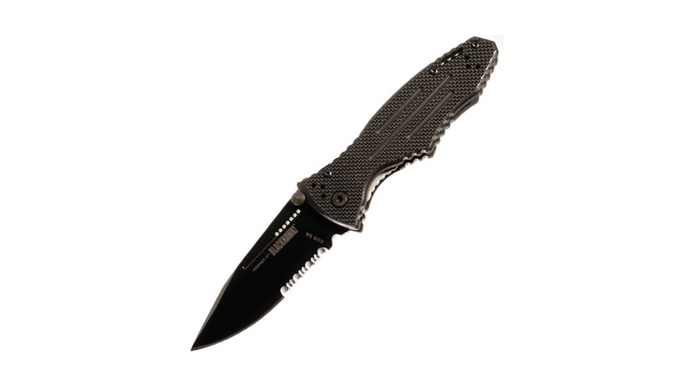 Blackhawk Hornet II Knife, Serrated Edge 15H211BK
