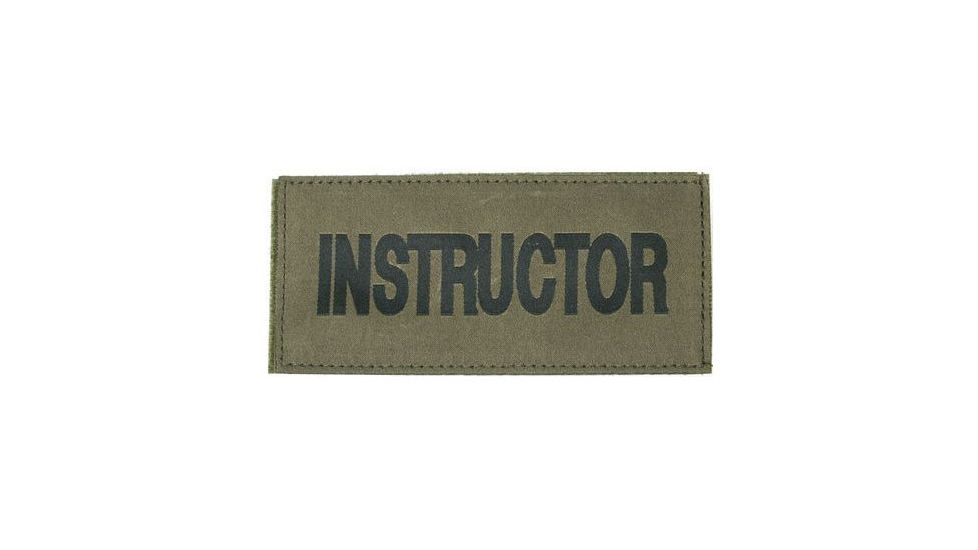 Blackhawk Instructor Patch, Black on Green, 90IN02BG
