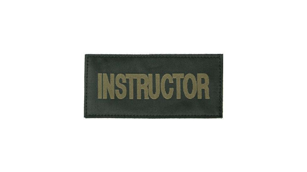 Blackhawk Instructor Patch, Green on Black, 90IN02GB