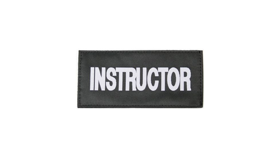 Blackhawk 90IN02WB Instructor Patch, White on Black
