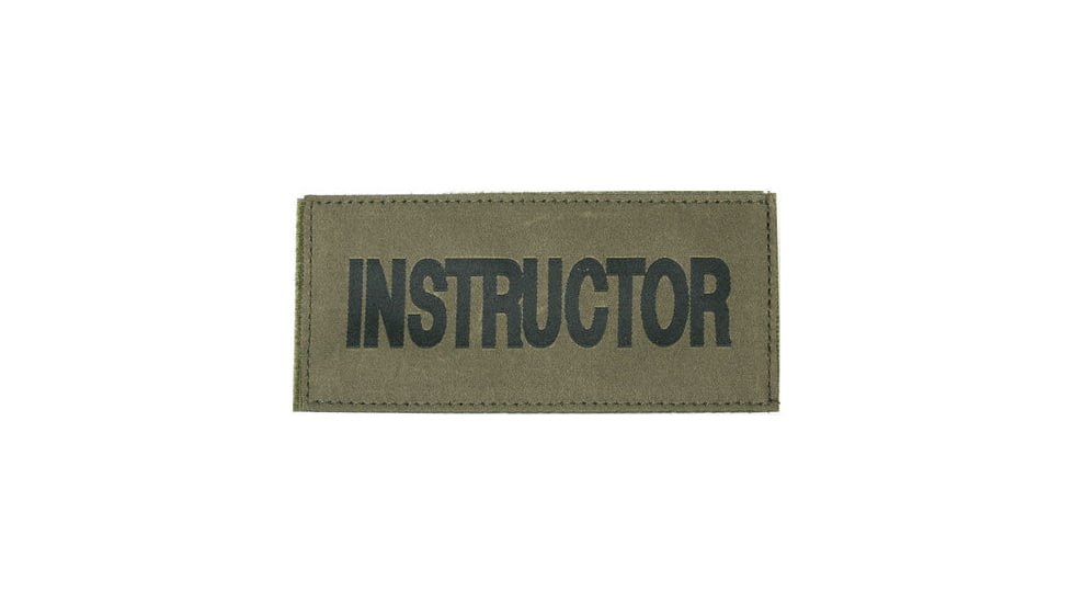 Blackhawk 90IN02WB Instructor Patch, Black on Green
