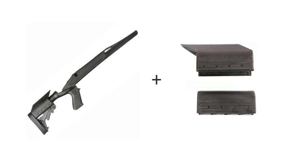 BlackHawk Knoxx Axiom Ultra-Light Rifle Stock for Remington 700 Long Action w/ BlackHawk Knoxx Axiom Cheek Piece Adapter