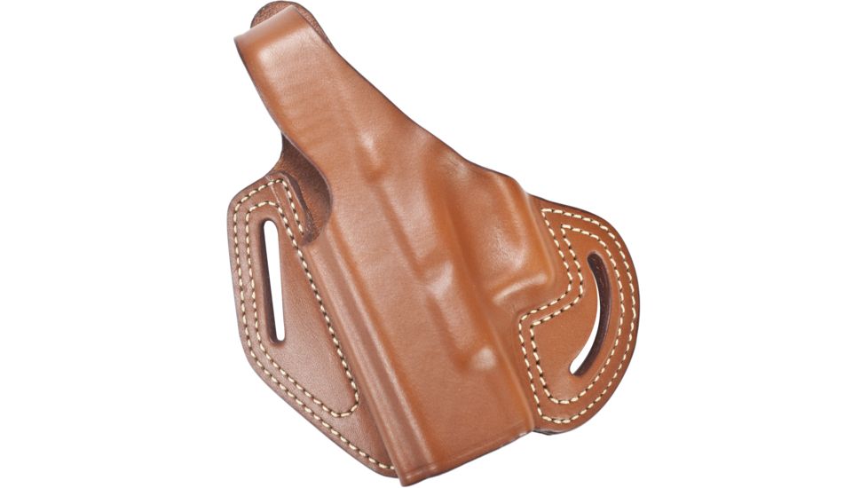 Blackhawk Leather Cutaway Belt Holster, Brown, Fits Glock 26/27/33, Left Hand - 421303BN-L